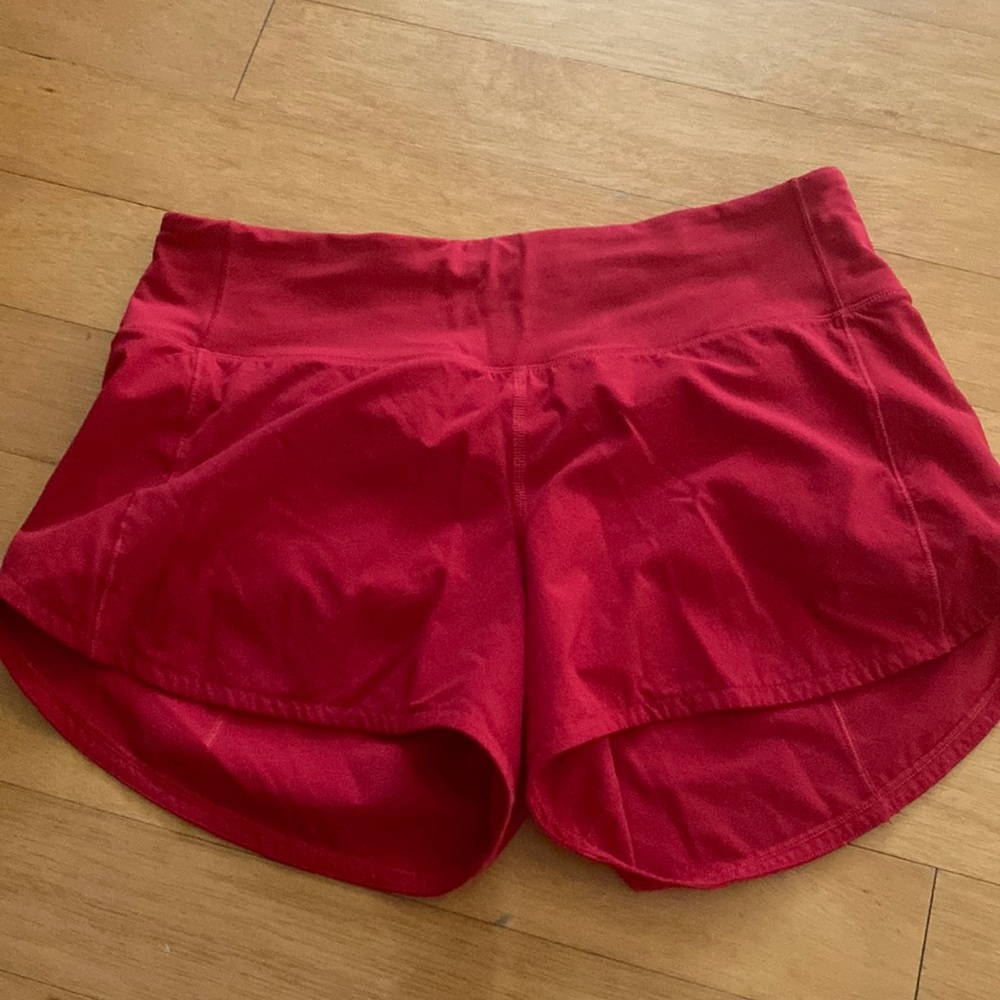 Lululemon speed up shorts size 6